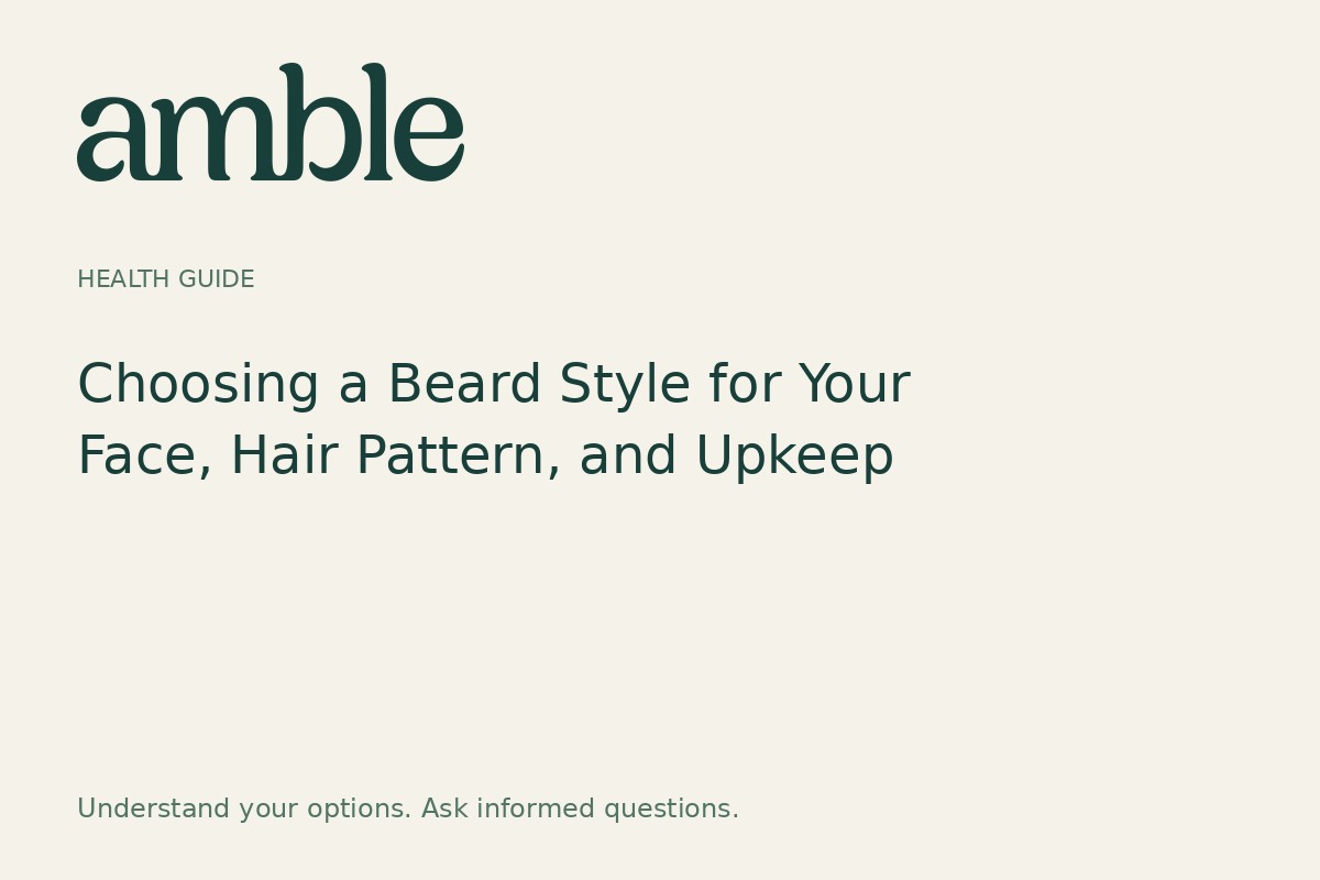 Choosing a Beard Style for Your Face, Hair Pattern, and Upkeep