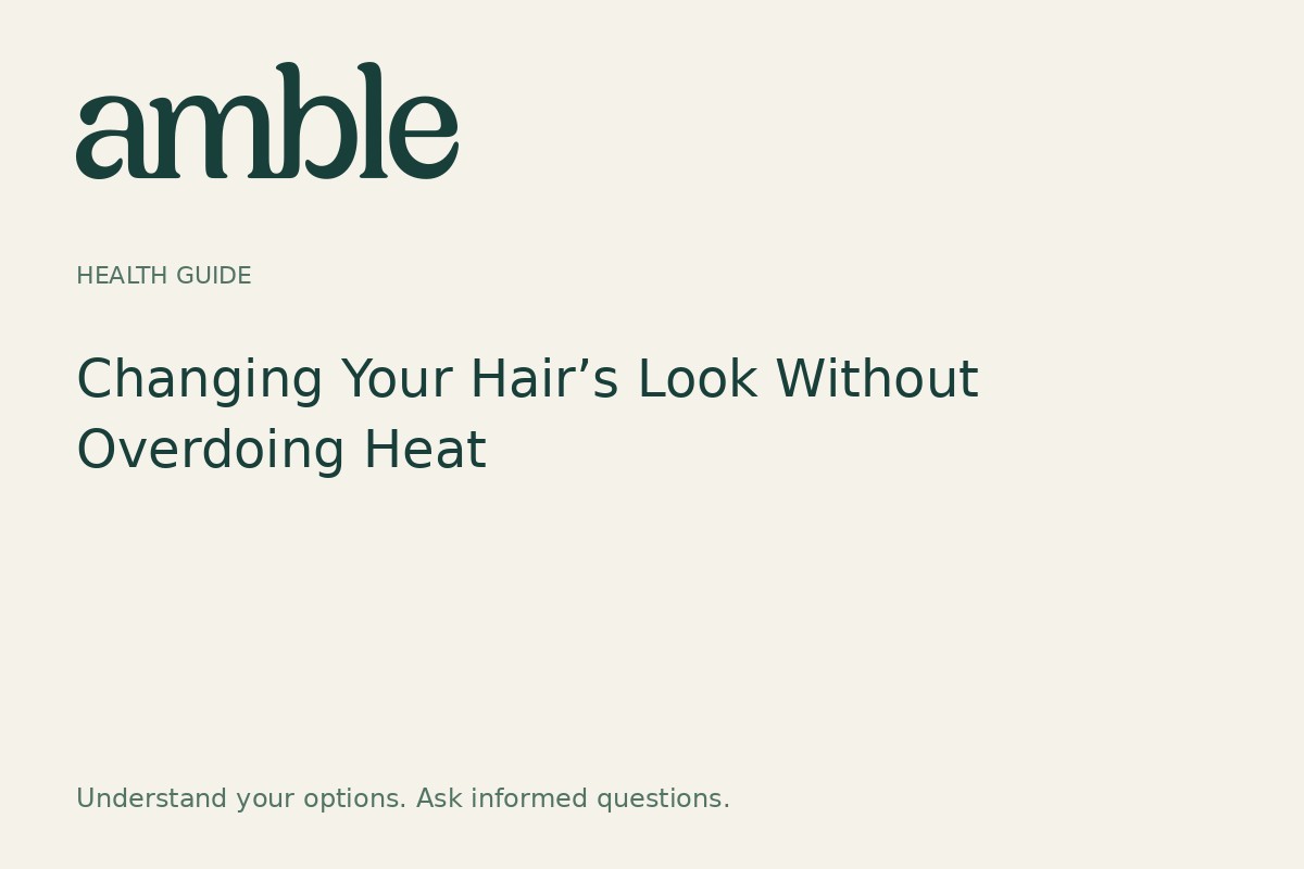 Changing Your Hair’s Look Without Overdoing Heat