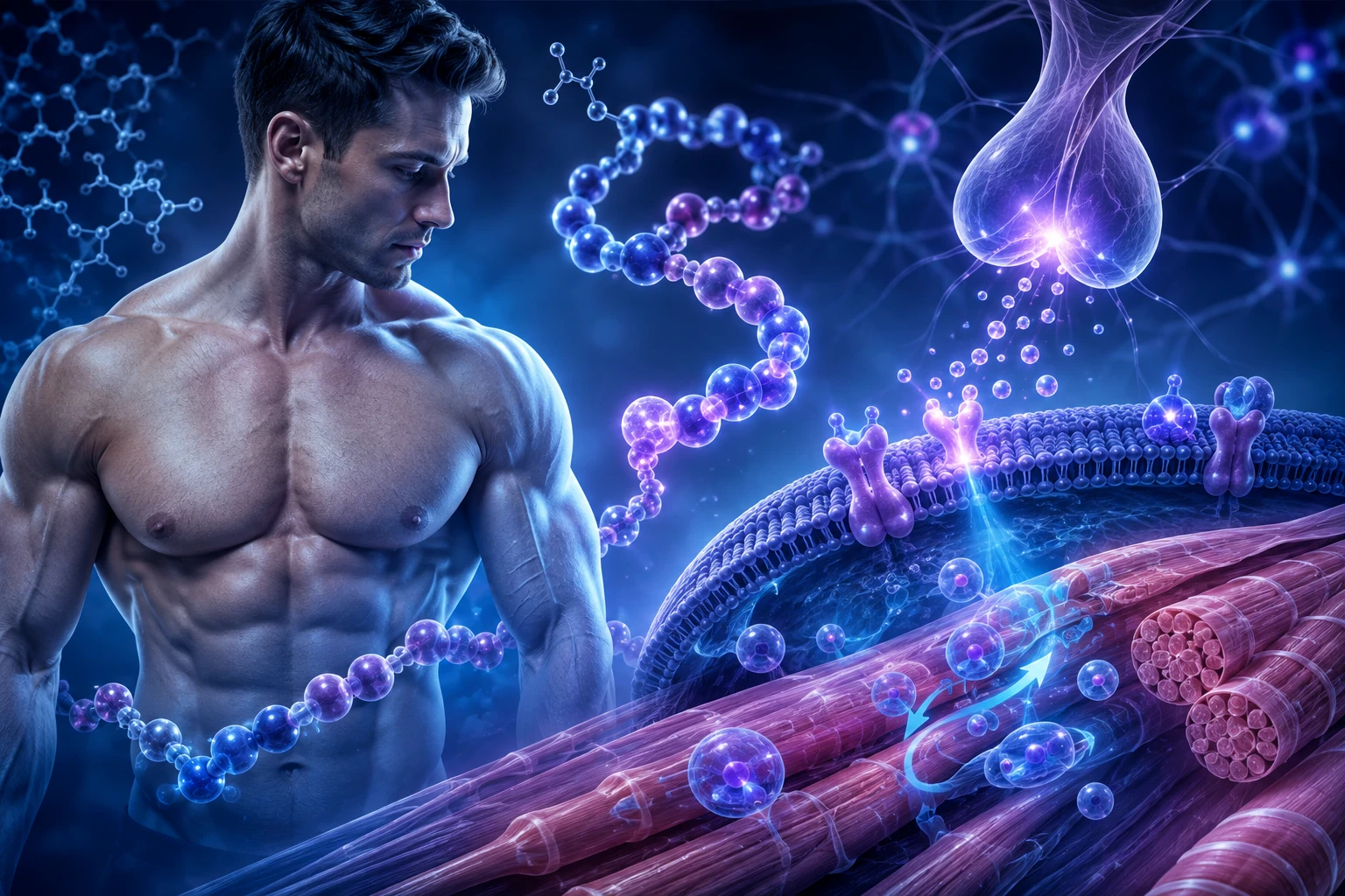 Peptides for Muscle Growth: Which Molecules Are Being Studied and How Are They Related to Growth Hormone?