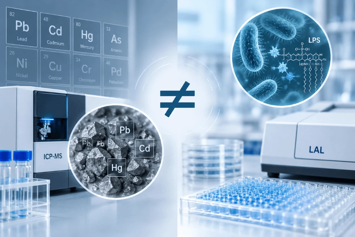 Heavy metal testing – heavy metals vs. endotoxins