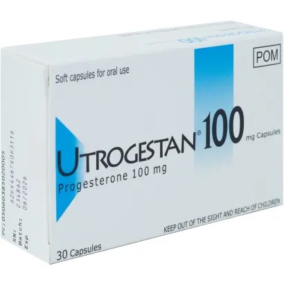 Utrogestan 100 mg Capsules — source product image